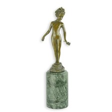 Bronze Kinderfigur Mädchen