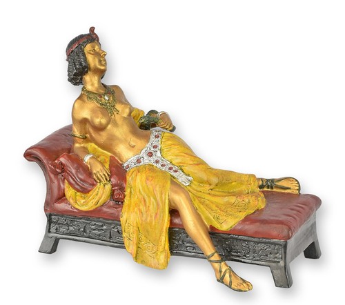 Bronzeskulptur kleopatra - bronzeskulptur,