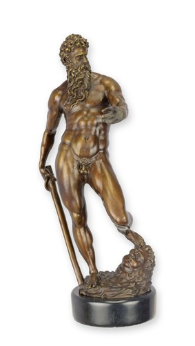 Bronzeskulptur neptun nach - bronzeskulptur,