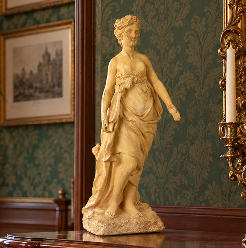 Statue figur frau jugendstil - statue,