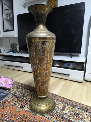 Vase aus kupfer - vase, der
