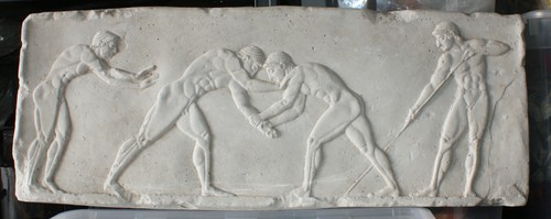 Gipsabdruck relief die - gipsabdruck,