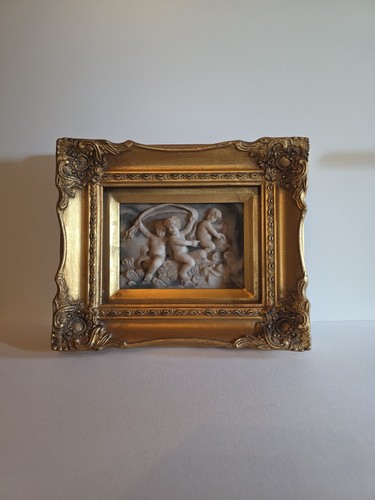 Reliefbild mit putten aus - reliefbild,