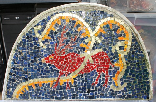Replik mosaikbild hirsch aus - replik,