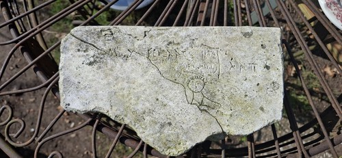 Römisches grafitto mit - römisches,