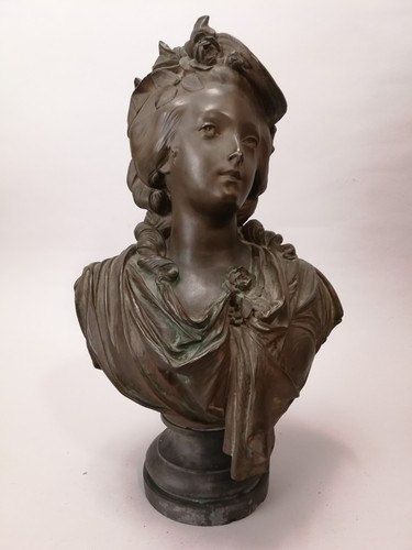 Resin kaltgussbronze büste - resin,