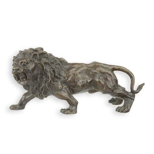 Bronzefigur tierlöwe 116 - bronzefigur,