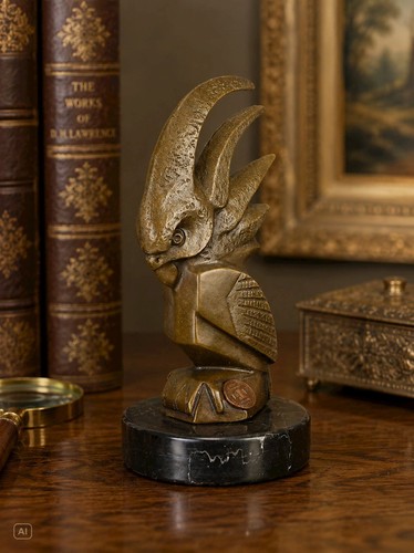 Bronzefigur tier bronzene - bronzefigur,