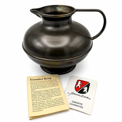 Behrendsohn bronze krug - krug, replik