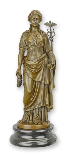 Bronzeskulptur der athene - bronzeskulptur,
