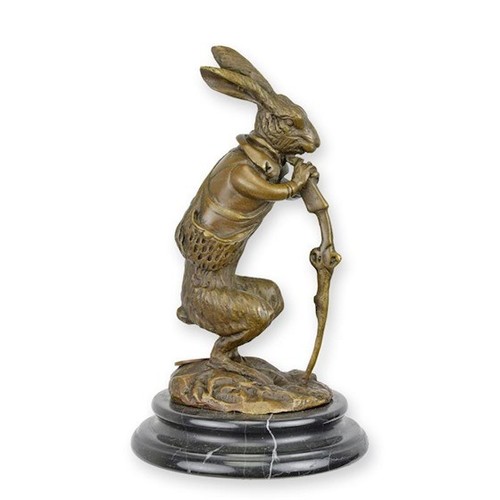 Bronzefigur tier hase - tier,