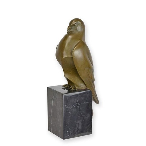Bronzefigur tier taubenstatue - bronzefigur,